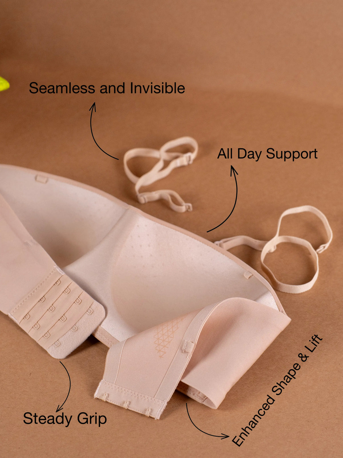 Secure Fit Strapless Bra My Store - BareNue Bra