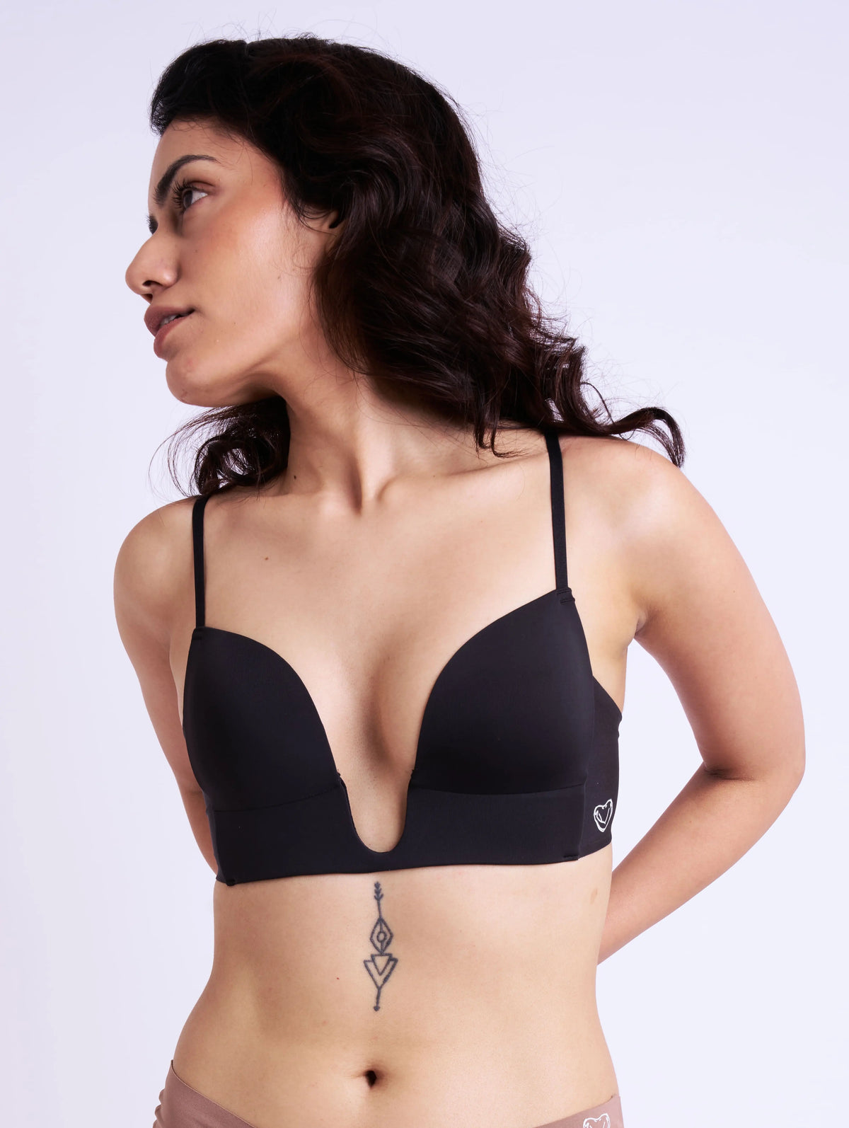 Plunge Neck Bra My Store - BareNue Bra