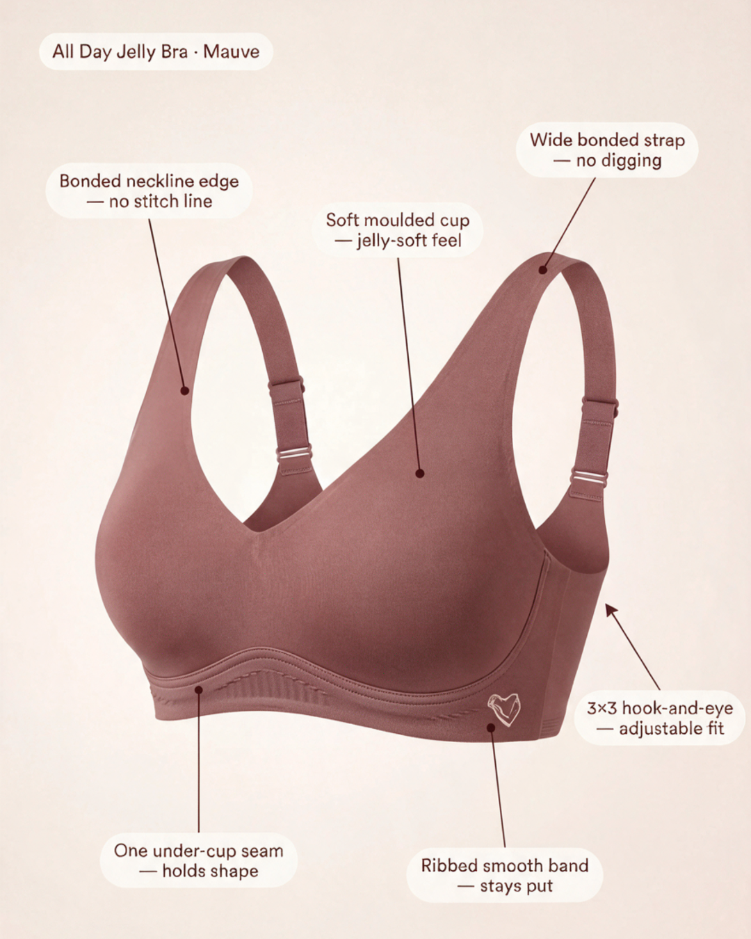All Day Jelly Bra - BareNue Bra