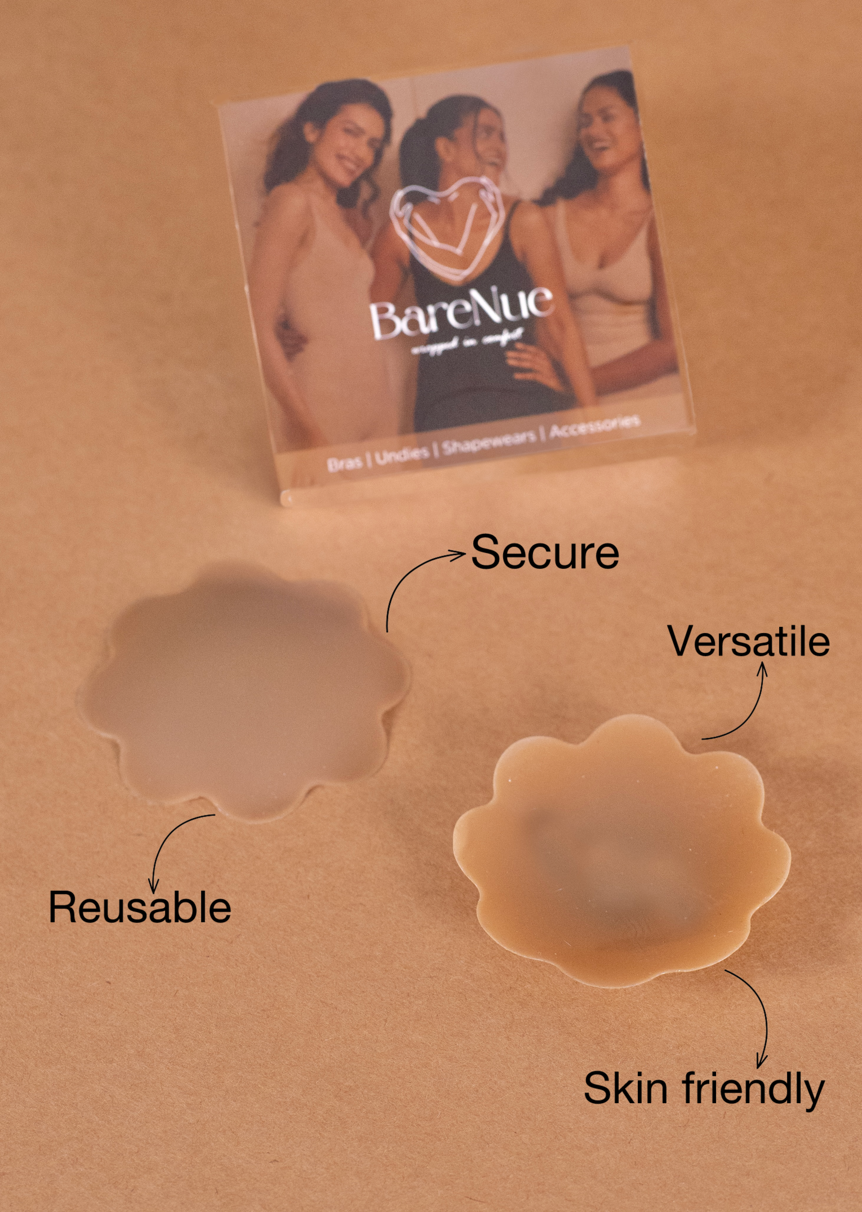 Adhesive Flower Pasties