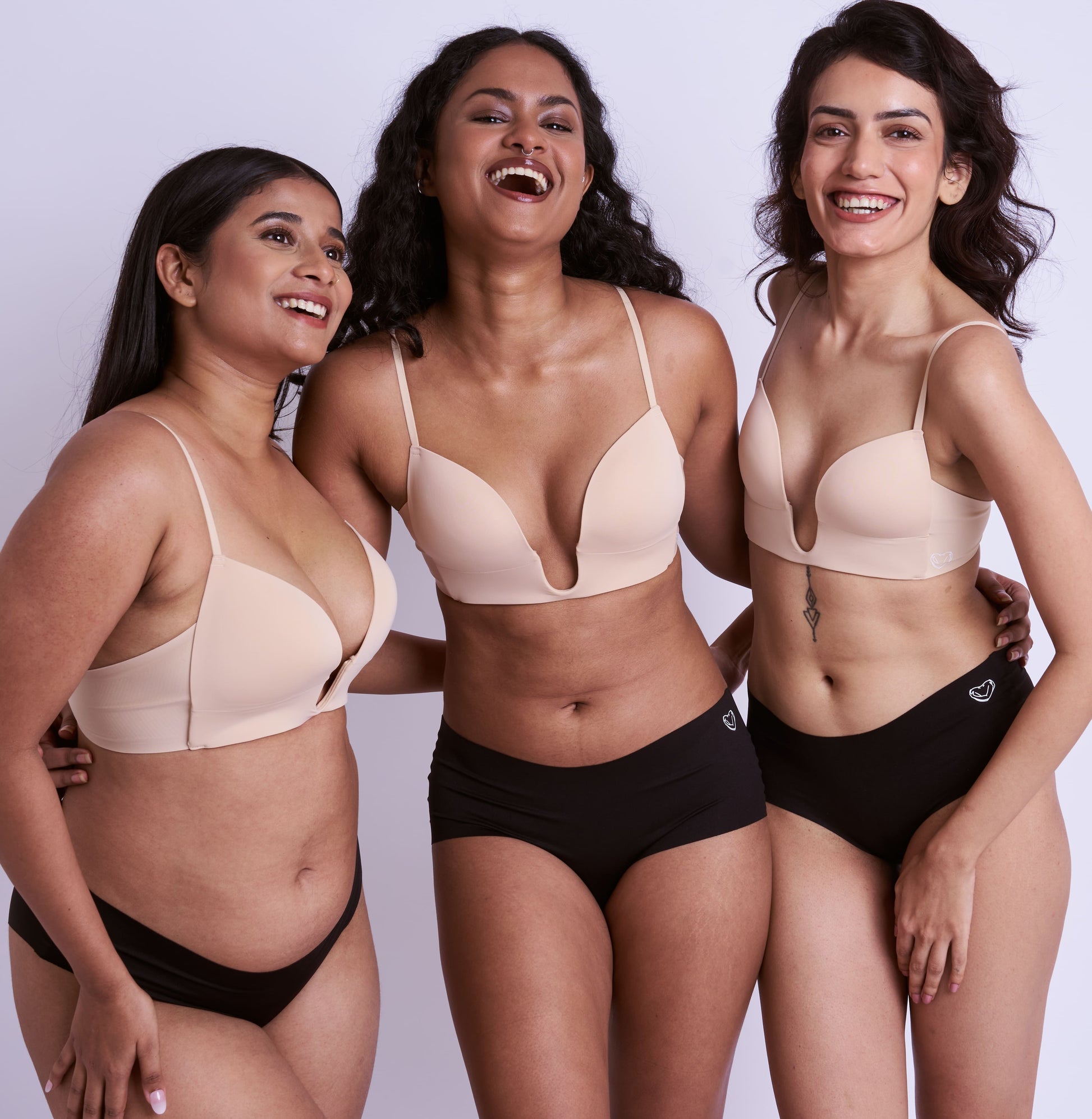 Plunge Neck Bra